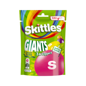 SKITTLES Giant Sours 132g 15ct