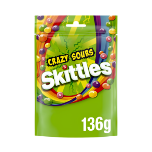 SKITTLES Pouch Crazy Sours 136g 15ct