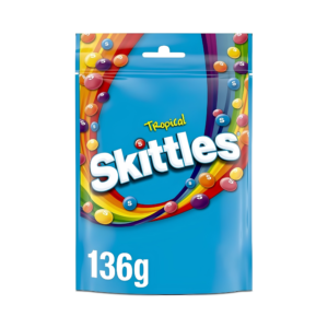 SKITTLES Pouch Tropical 136g 15ct