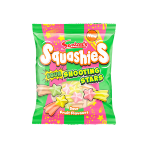 Squashies Sour Shooting Stars 100g 12ct