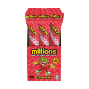 MILLIONS Tubes Strawberry 55g (12x12) 12ct