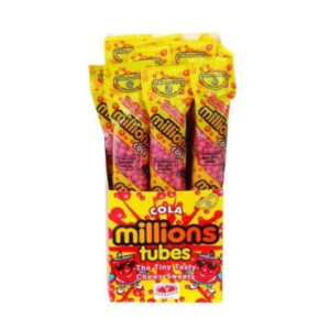 MILLIONS Tubes Cola 55g (12x12) 12ct
