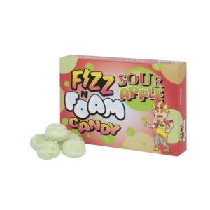 FIZZ N FOAM Sour Apple Flavour Candy 100g 12ct