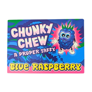 Chunky Chews Blue Raspberry Flavour Candy 100g 12ct
