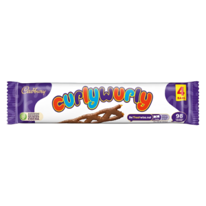 CADBURY Curly Wurly 4pk (4 x 21.5g) 35ct