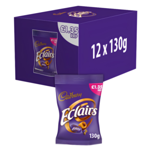 CADBURY Chocolate Eclairs 130g 12ct