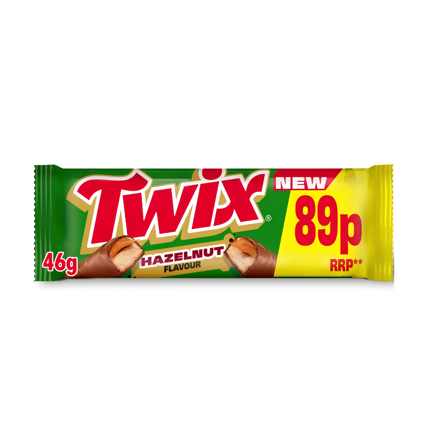 TWIX Hazelnut 46g 30ct