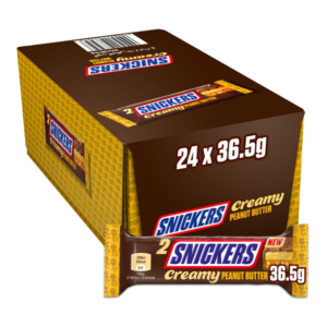 SNICKERS Creamy Peanut Butter 36.5g 24ct