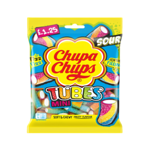 Chupa Mini Sour Tubes 120g 12ct