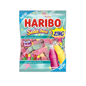 HARIBO Bag Soda Twist Zing 160g 
 ->140G 12ct