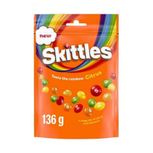 SKITTLES Citrus Pouch 136g 15ct